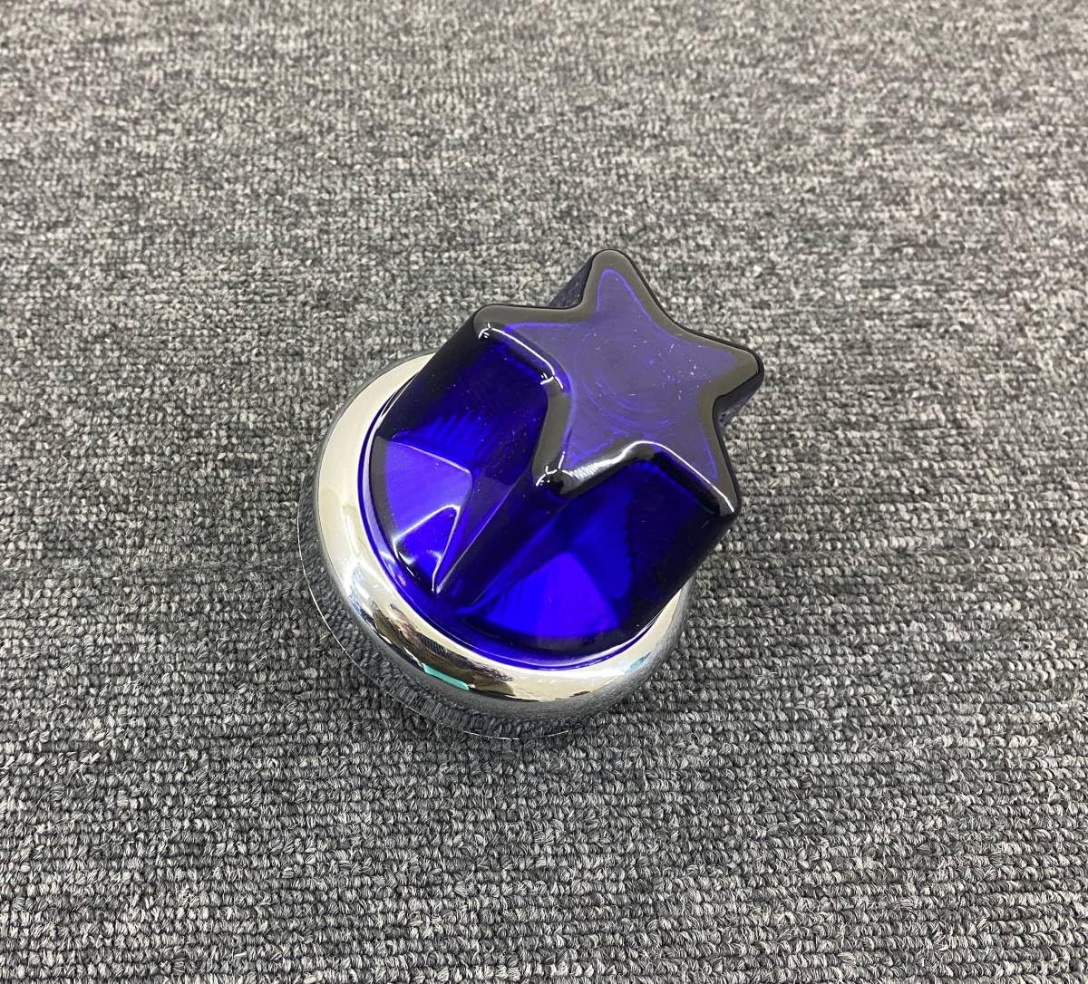 Amazon.co.jp: ガラス製 星マーカーレンズ 瑠璃色 ブルー 星型バス 