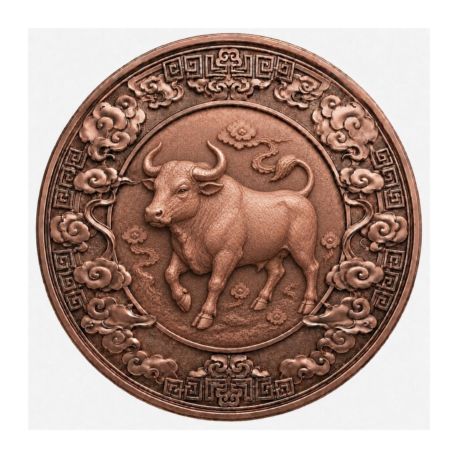 Genérico Moneda de Cobre del Zodiaco Chino, 12 Animales, Monedas de Recuerdo conmemorativas, Regalos coleccionables