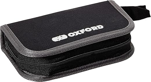 Oxford OX770 Bike Tool Kit Pro - Repair Your Motorbike, Motorcycle or Scooter On The Move, Black