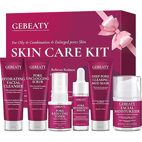 Skin Care Set,Women Girls Skin Care for Teens 10-12, Hydrate, Glow,Minimize Pore,Smooth,Travel Skincare,Birthday Teen Girl Gifts Trendy Stuff,Christmas Stocking Stuffers for Teens Teenage Tween Women