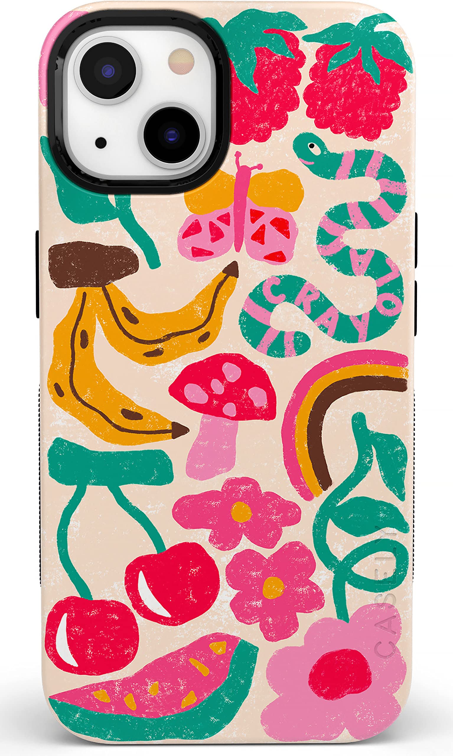 Casely iPhone 14 Case | Doodle Bug | Crayola Crayon | Compatible with MagSafe | Bold Protective DesignClimatePartner certified