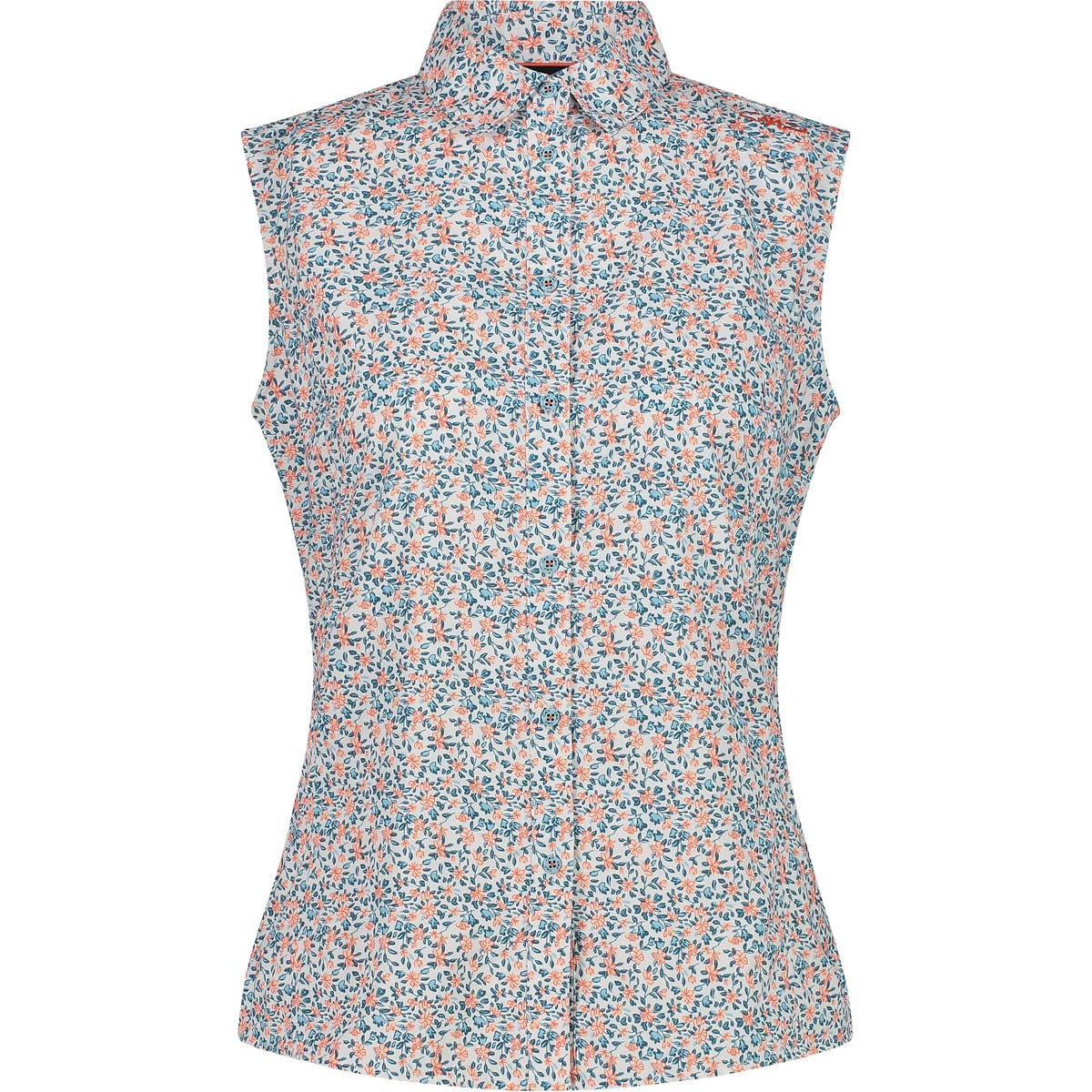 Cmp Mujer Blanco Woman Shirt Camisa Montaña Manga Corta 40