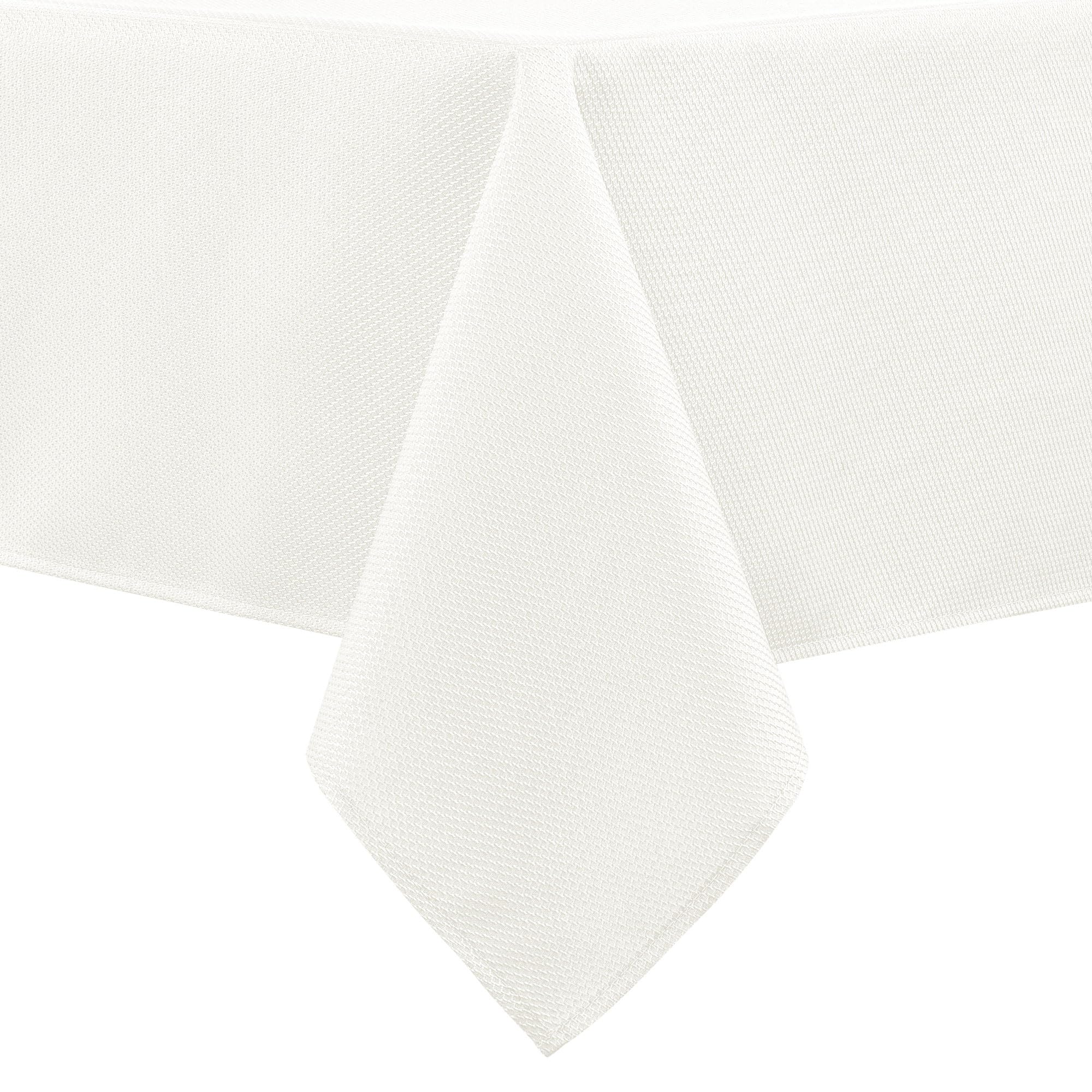 Hiasan 60 X 120 Inch Rectangle Textured Tablecloth - Waterproof Spillproof Antiwrinkle Jacquard Table Cloth for Kitchen and Dining Dinner, Outdoor