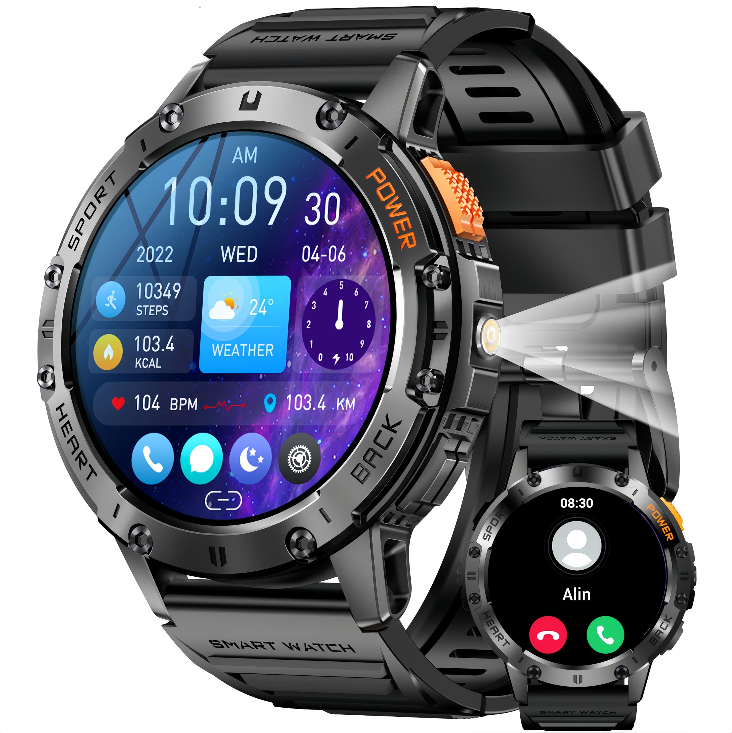 スマートウォッチ Amazon.com: SEDSEY 1.43