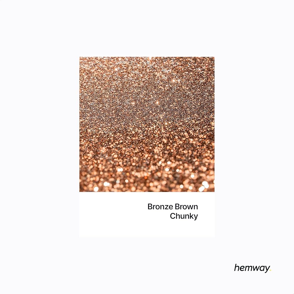 Hemway Premium Glitter Shaker - Silver | 130g Chunky Metallic