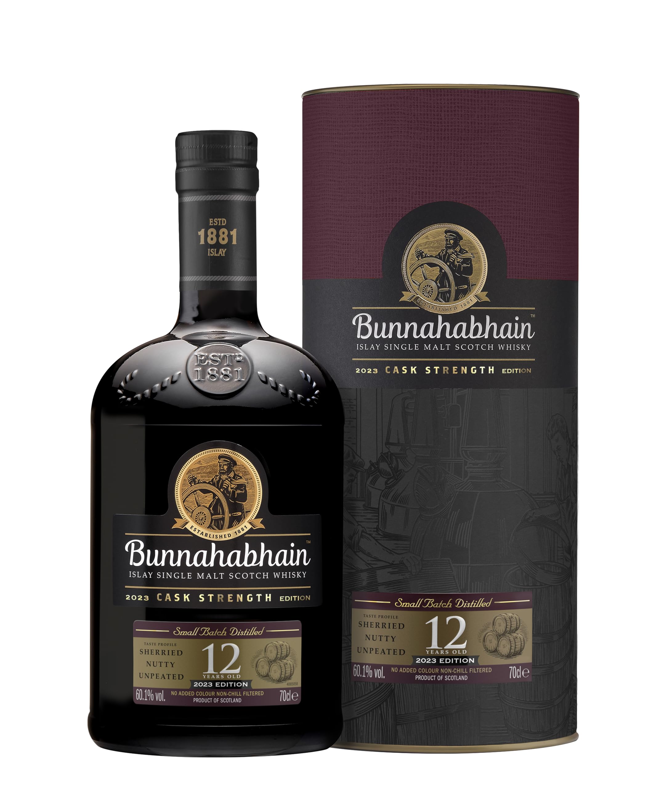 Bunnahabhain 12 Ans Cask Strength Scotch Whisky 56,4° 70cl