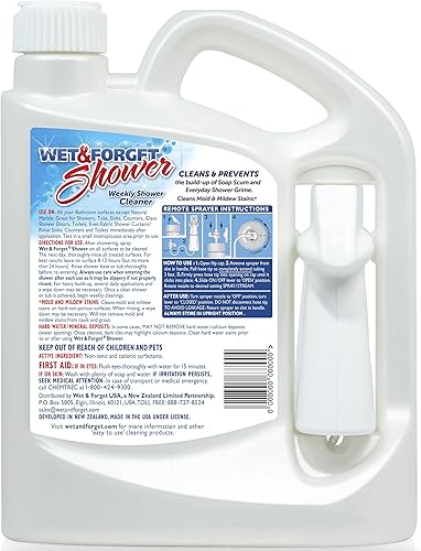 Miniatura 6 de Affresh Limpiador de lavadora, limpia las lavadoras de carga frontal y carga superior, incluyendo HE, 3 tabletas y limpiador de ducha Wet & Forget