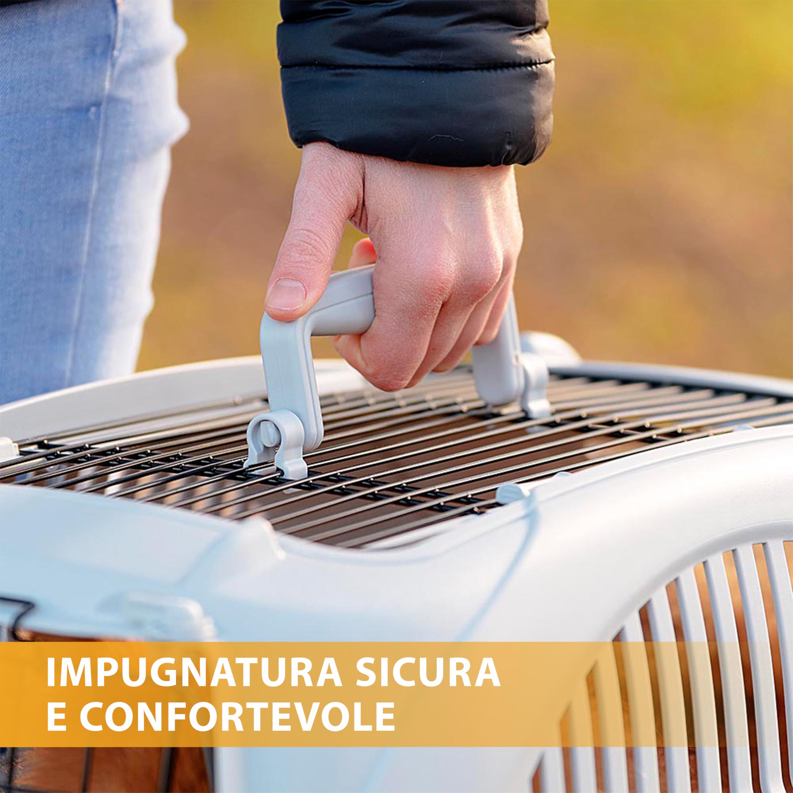 Ferplast Trasportino cani gatti viaggio tetto apribile Ferplast ATLAS DELUXE OPEN