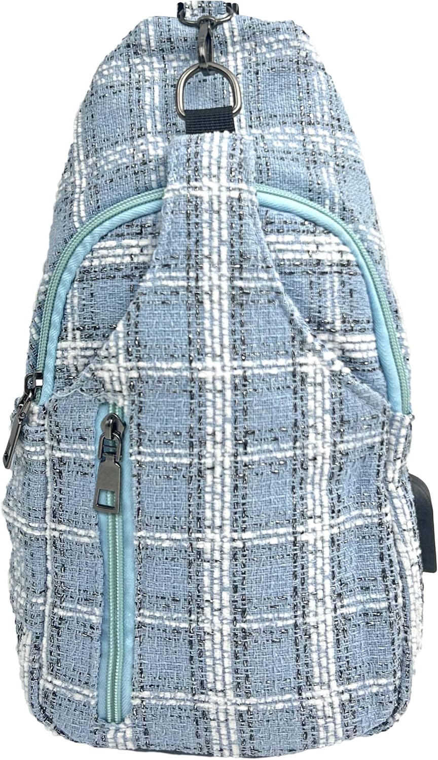 Nupouch Sonoma Antitheft Crossbody Bag with Pickpocket Protection & USB Charging, Lightweight Pack for Hiking & Everyday Wear