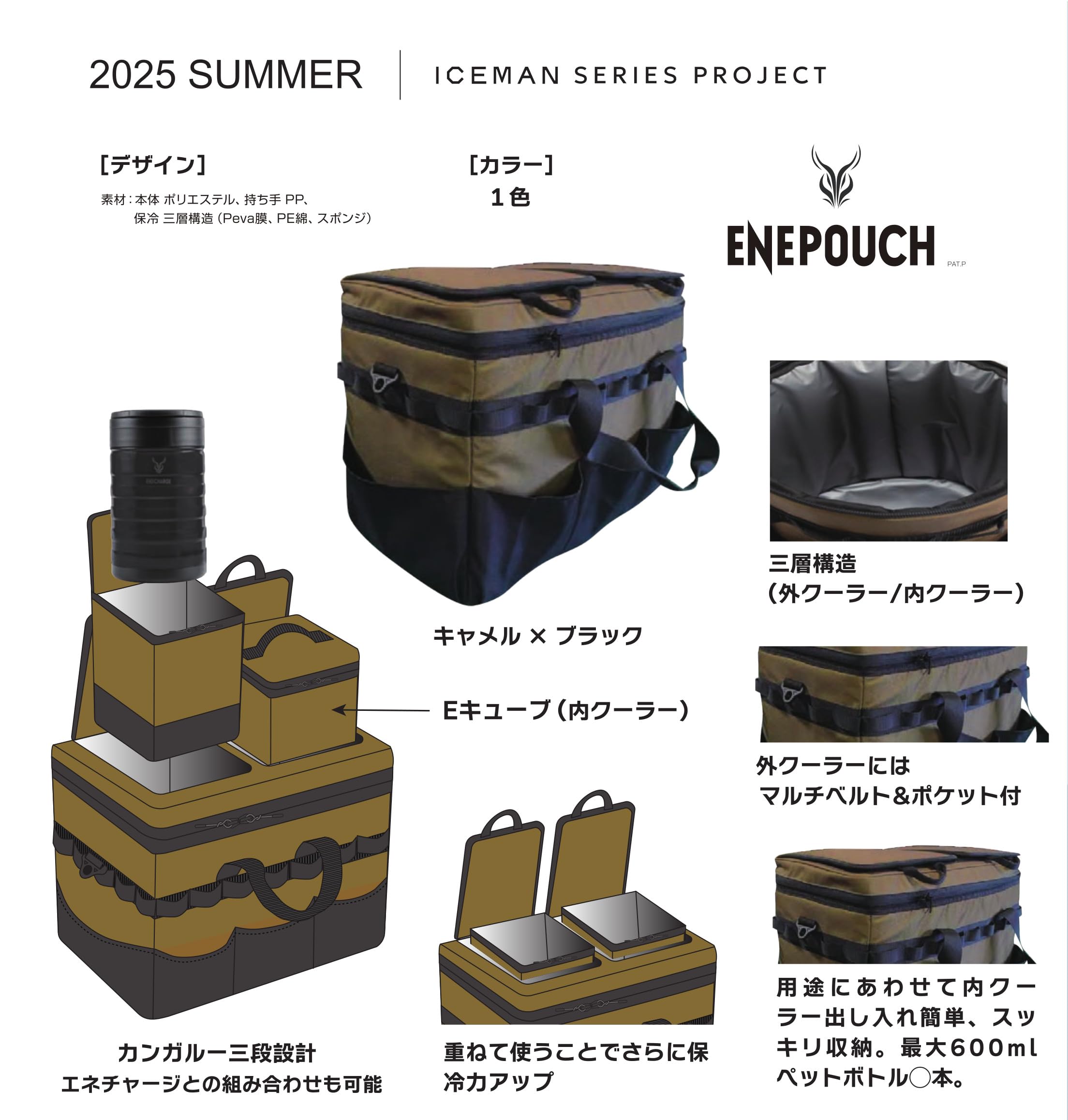 Amazon.co.jp: 山真製鋸(Y'sGOD JAPAN) 2025 ICEMAN エネポーチ5IN ICM