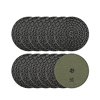 Vista 9 de SHDIATOOL Almohadillas de pulido de diamante de 4 pulgadas para hormigón, grano 100, paquete de 12 – pulido húmedo, diseño turbo en espiral