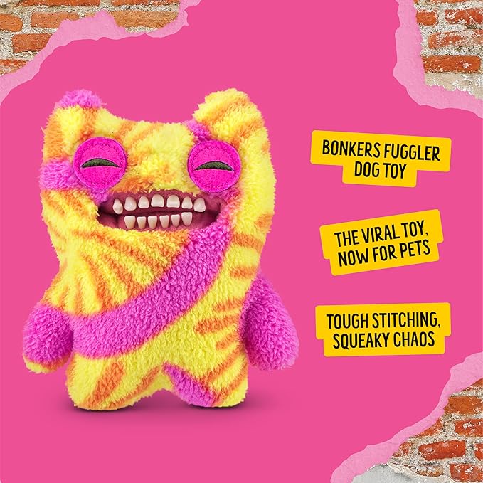 Bonkers Fuggler Old Tooth Juguete para Perro Sonoro 8 pulg miniatura 2