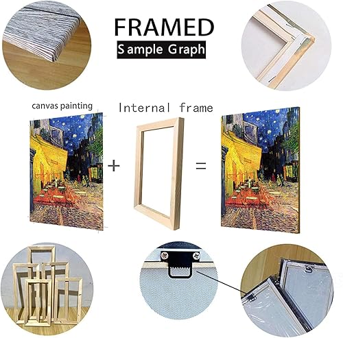 Miniatura 7 de Cuadros De Pared De Sala - Animal Flame Cat Warrior Blue Eyes  Lienzo abstracto para pared, decoración de cocina y casa, póster e impresiones