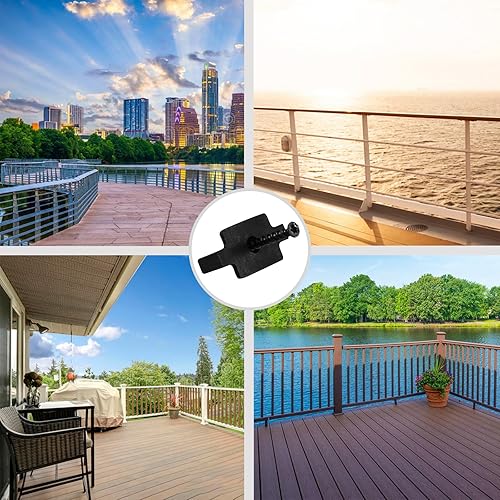 Miniatura 7 de HEYLEAYAR Clips de cierre ocultos, clips de cubierta compuestos y sujetadores ocultos de cubierta con kit universal de clips de arranque de acero