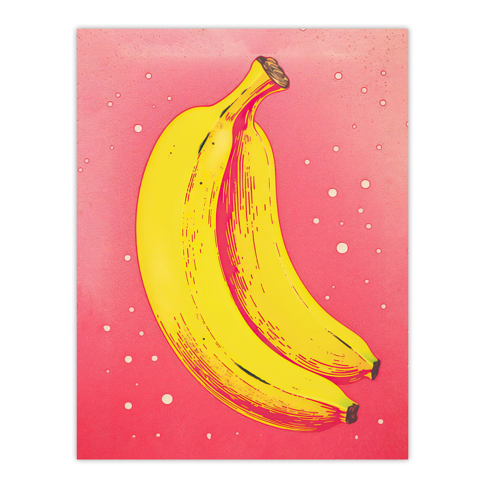 Artery8 Poster W18" x H24" Minimalist Banana Kitchen Art