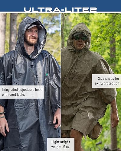 Miniatura 47 de FROGG TOGGS Ultra-lite2 - Poncho de lluvia impermeable, transpirable, tamaños para adultos y jóvenes