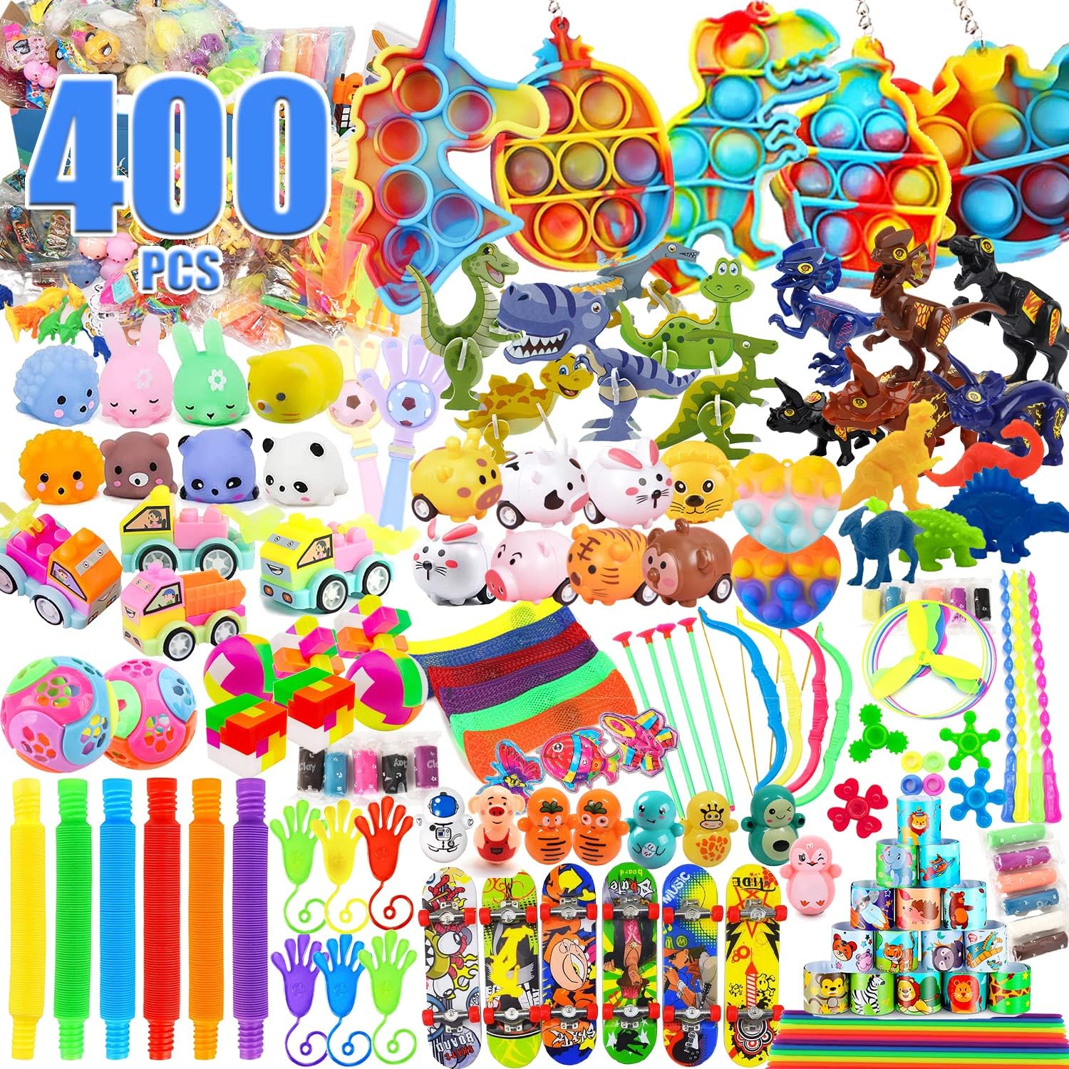 500 PCS Premium Party Favors for Kids,Assortment Toys for 3-10 ages Kids,Goodie Bag Stuffers,Classroom Prizes,Treasure Box Fillers,Birthday Gift Toys,Pinata Stuffers,Carnival Prizes for Boys Girls.