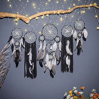 Amazon.co.jp: 子供用ドリームキャッチャー5個、フェザー