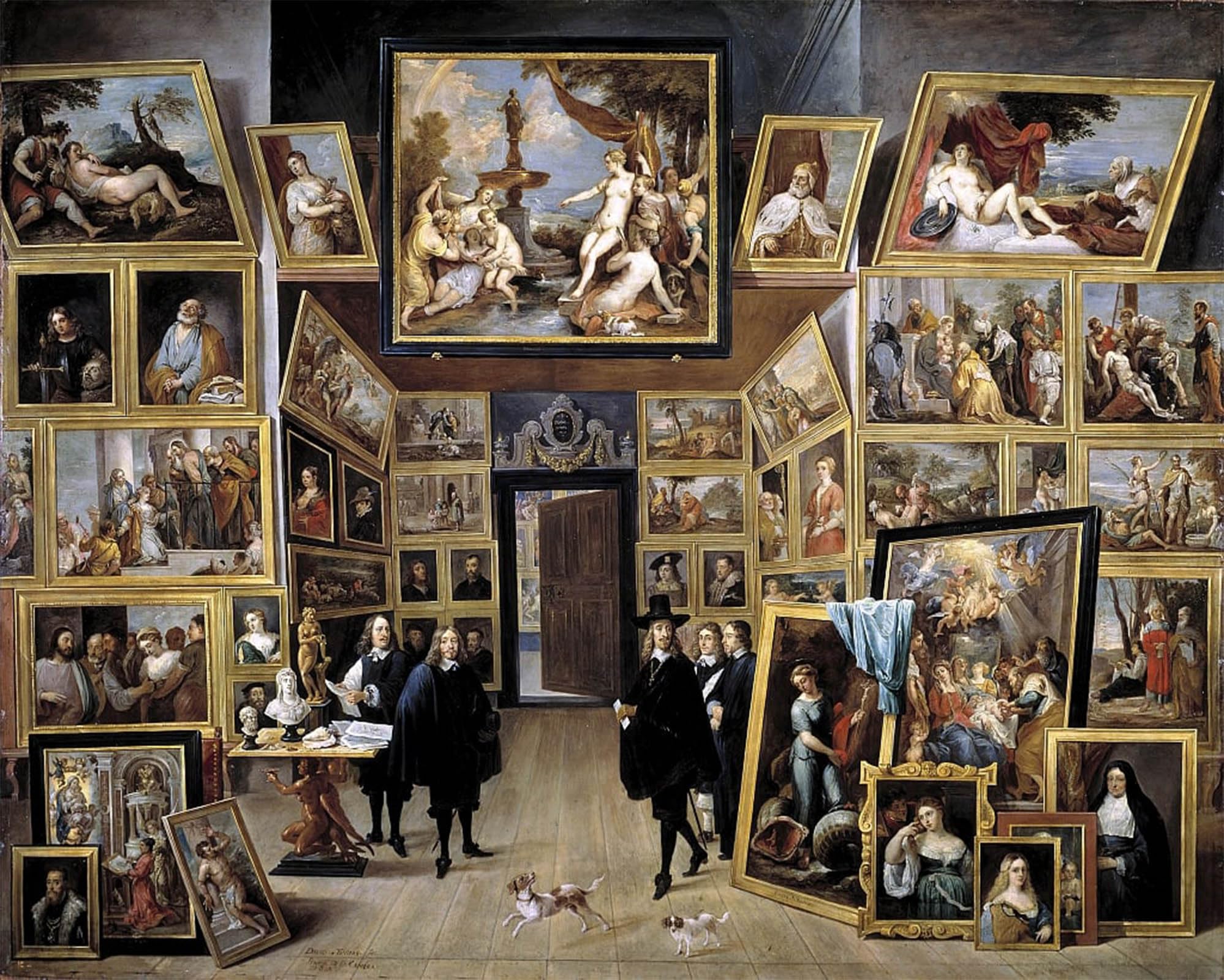 Affiche L'archiduc Wilhelm David Teniers Impression Graffiti 60x90cm - 5