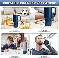 Vista 79 de WUQID Heart Shaped Texture Silicone Boot Compatible with Stanle Quencher H2.0 IceFlow Flip 20oz 30oz 40oz,Hydroo Flask 12-24oz