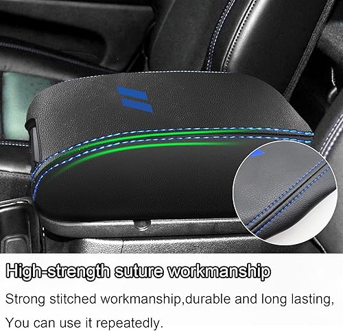 Miniatura 3 de YOSRTER para Dodge Durango Accesorios 2011-2018 2019 2020 Funda para el reposabrazos de la consola central, de piel, antiarañazos, decoración