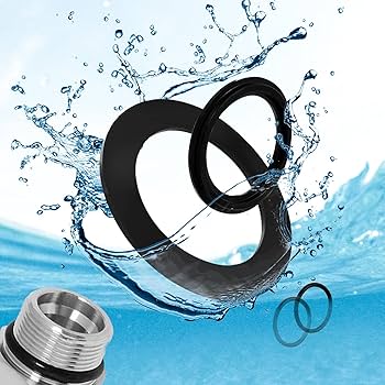 KINBOM 6pcs O-Ring Rubber Washer Set, Large Strainer Rubber