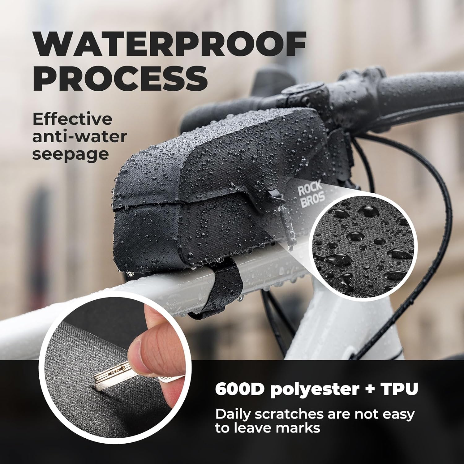 waterproof and tough construction