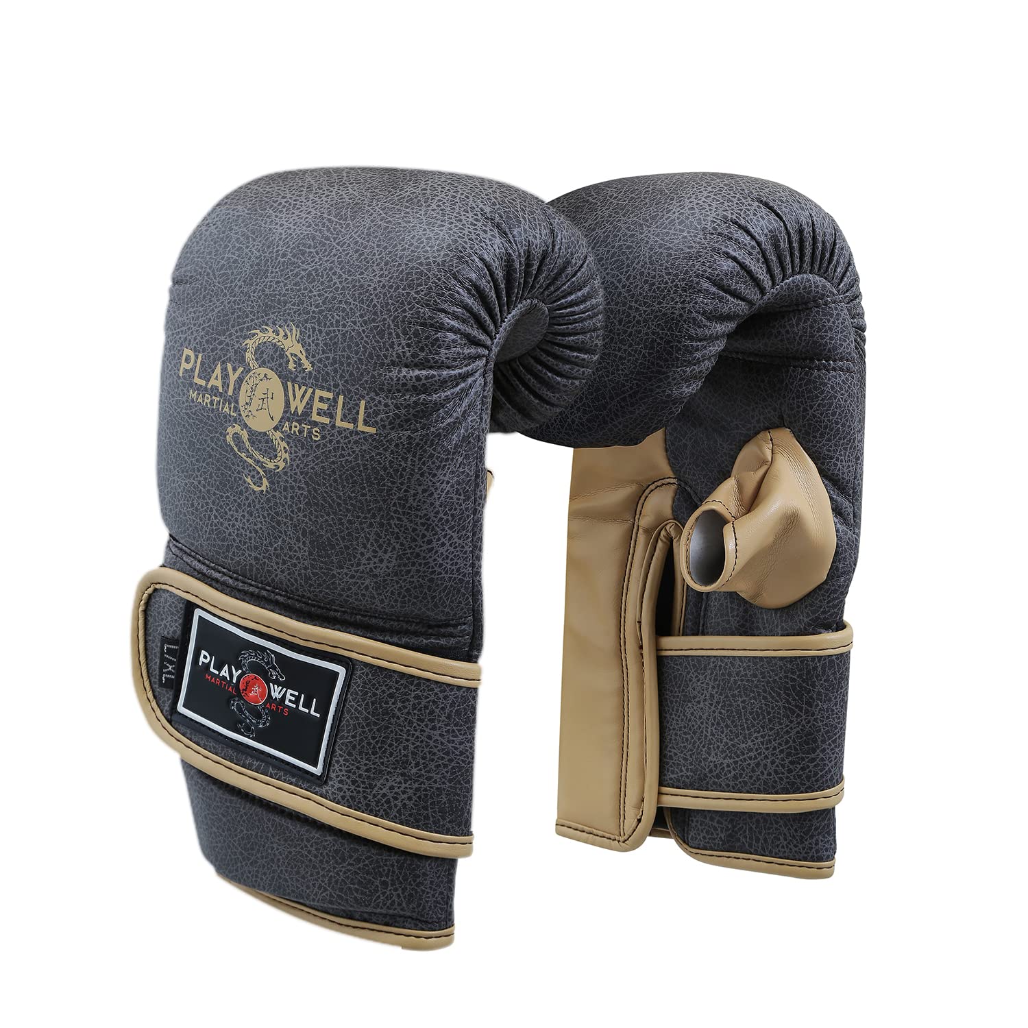 Playwell Premium Range: Vintage Serie - Schlagen Fäustling Boxsack Handschuhe - Paar