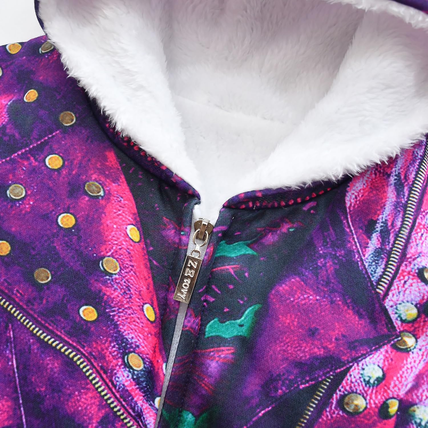 Girls Winter Hoodie Sweatshirt Funny Printing Movie Coat Hoody Velvet Outwear Jacket For Kids 4-9Years