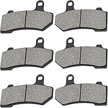AHL Semi-metallic Front &amp; Rear Brake Pads Set for Harley Touring FLHX Street Glide 2008-2015 Touring FLHTCU Ultra Classic Electra Glide 2008-2015