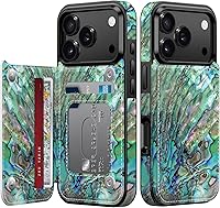 Vista 713 de LETO para iPhone 15 Pro Funda tipo cartera - Tapa tipo folio con patada - Diseños de moda - Tarjetero - Funda protectora para mujeres y niñas - 6.1