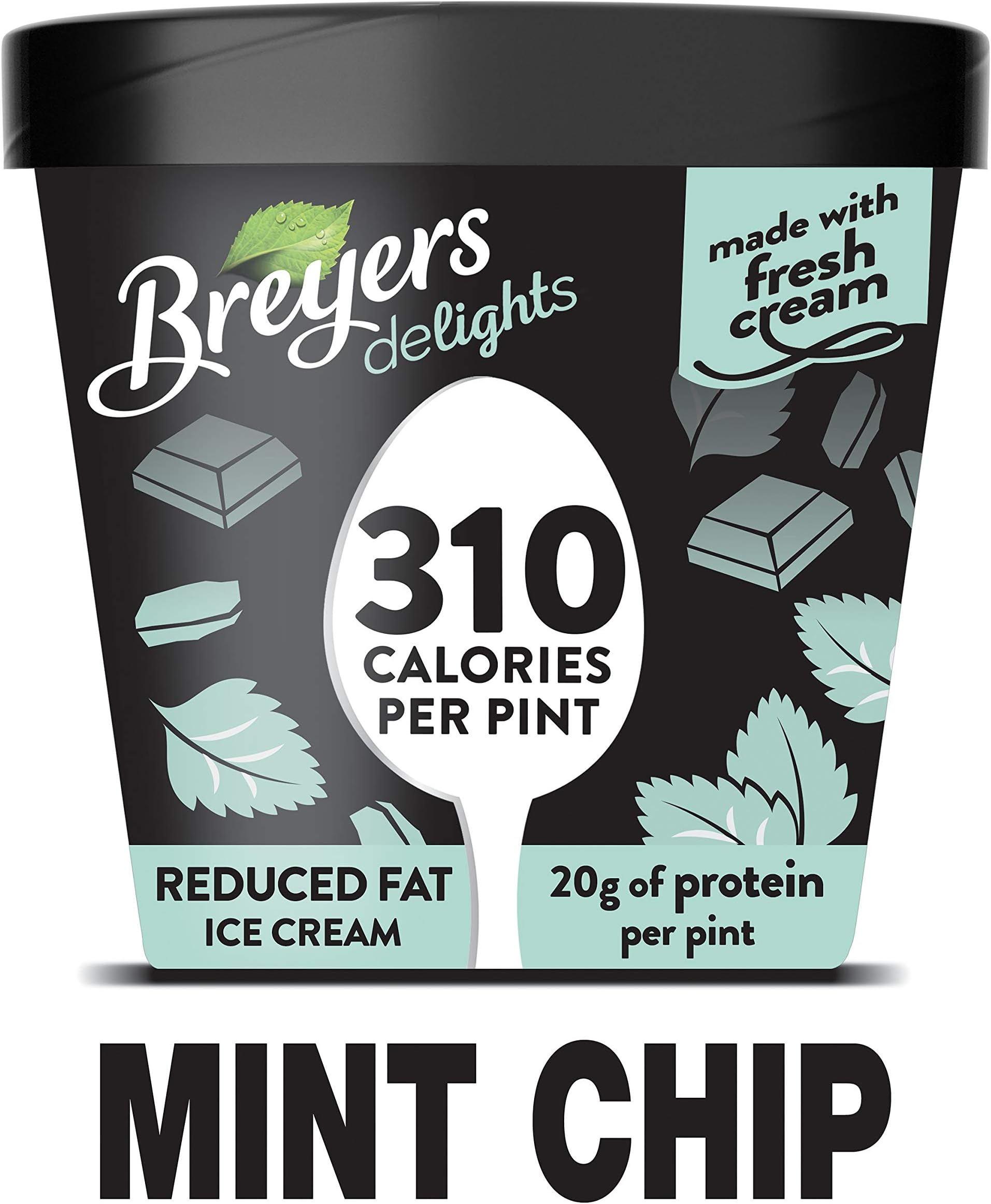 Breyers Delights Ice Cream, Mint Chip 16 oz (Frozen)