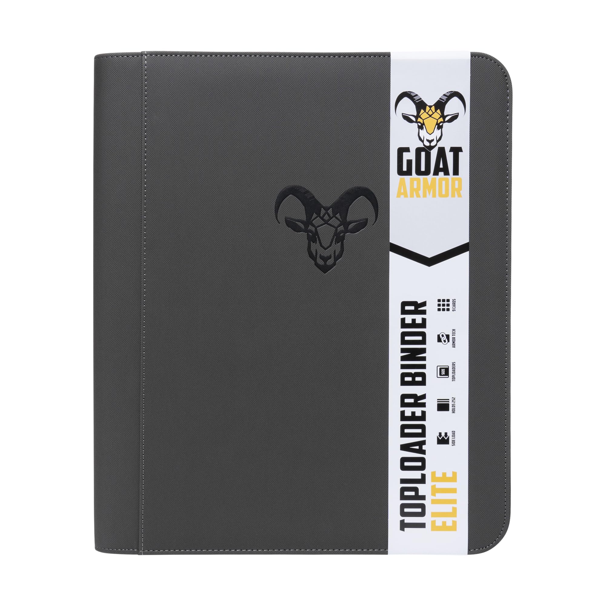 TopLoader Binder by Goat Armor | Holds 252 Standard 3”x4