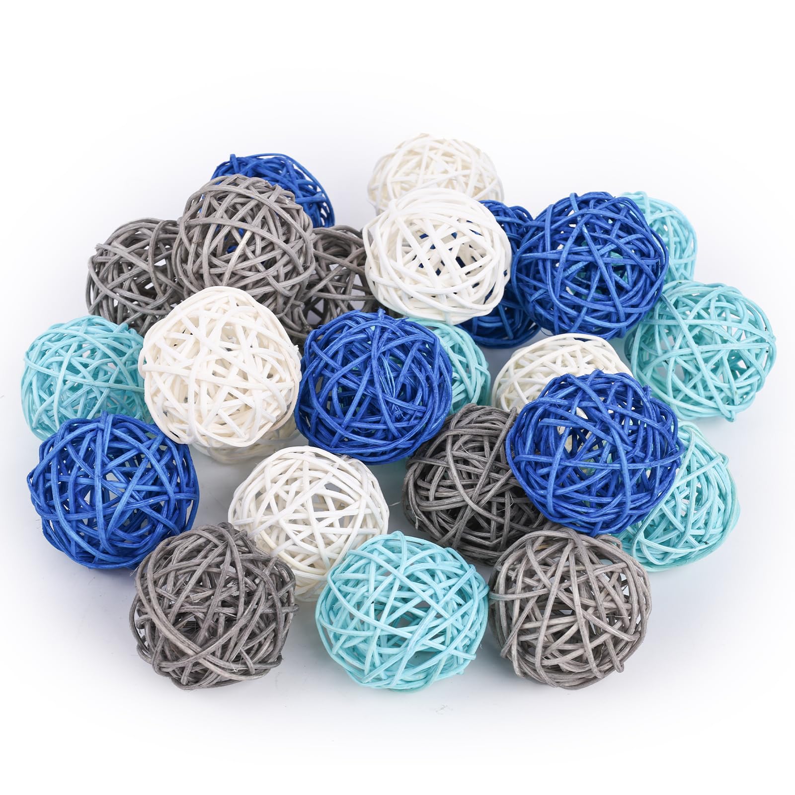Rattan Balls Blue