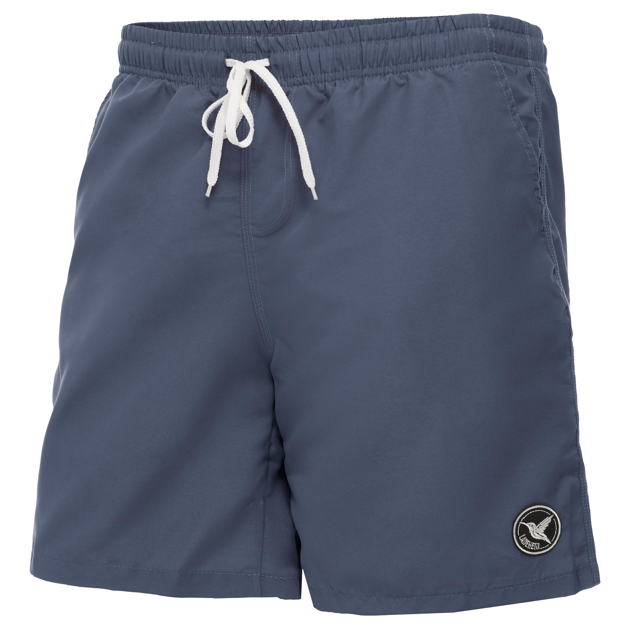 Ladeheid Badehose Herren, Bequeme Lange Badeshorts mit Breitem Gummibund, Kordelzug und Taschen, Schwimmhose Boardshorts – LA40-129