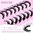 GVEFETIEE Fluffy Cat Eye Lashes - Faux Mink Wispy Strip Lashes, Black