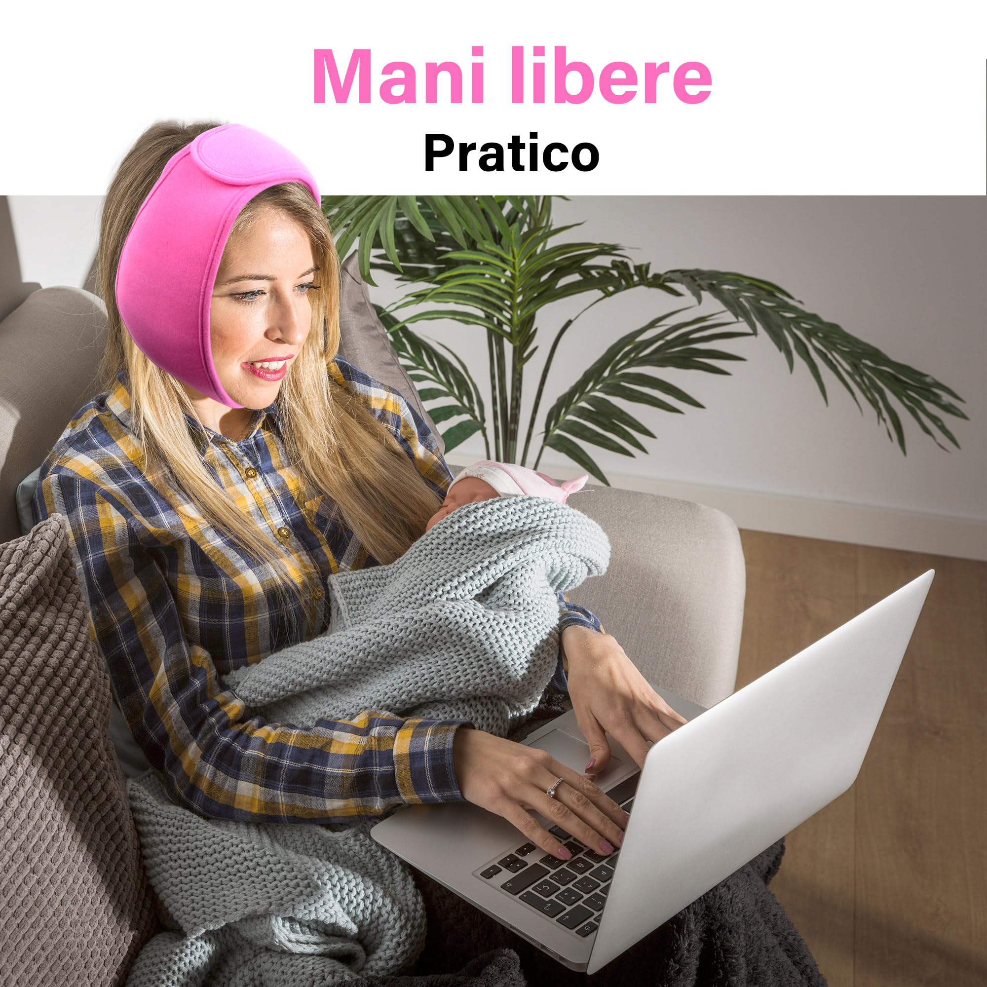 LotFancy Compresse Rinfrescanti per Denti del Giudizio, 4 Compresse Rinfrescanti per Raffreddamento per Mal di Denti, Mascella e Testa, Impacco di Ghiaccio Caldo e Freddo per Dolore Mandibolare (Rosa)