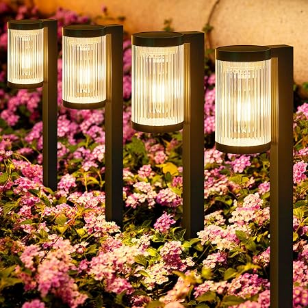Ainostone Lampe Solaire Exterieure Jardin 4 Pièces Lumiere Solaire Ainostone Lampe Solaire Exterieure Jardin 4 Pièces Lumiere Solaire
