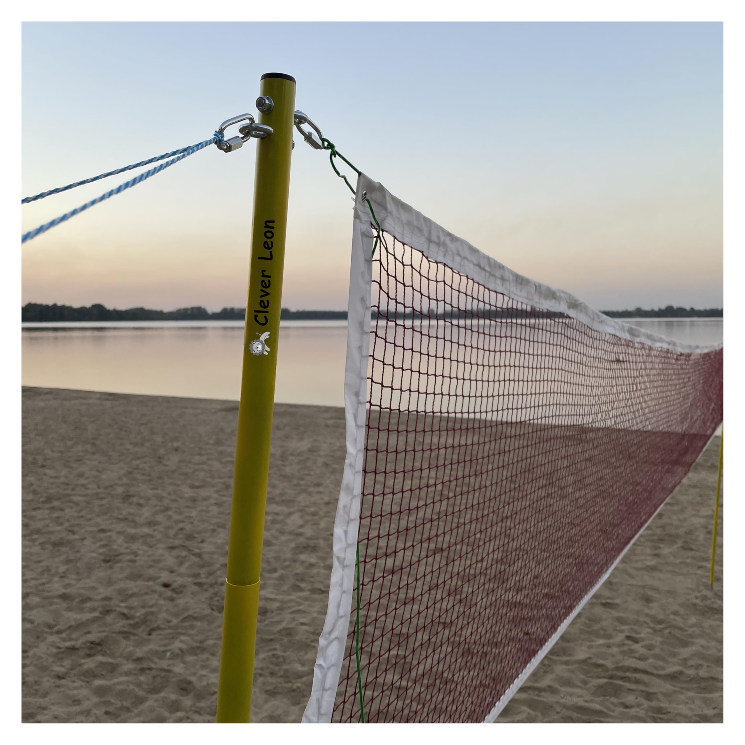 Volleyball Netz Set - Beachvolleyball - Badminton - Tennis, Feldlinien 6×12 m Parent