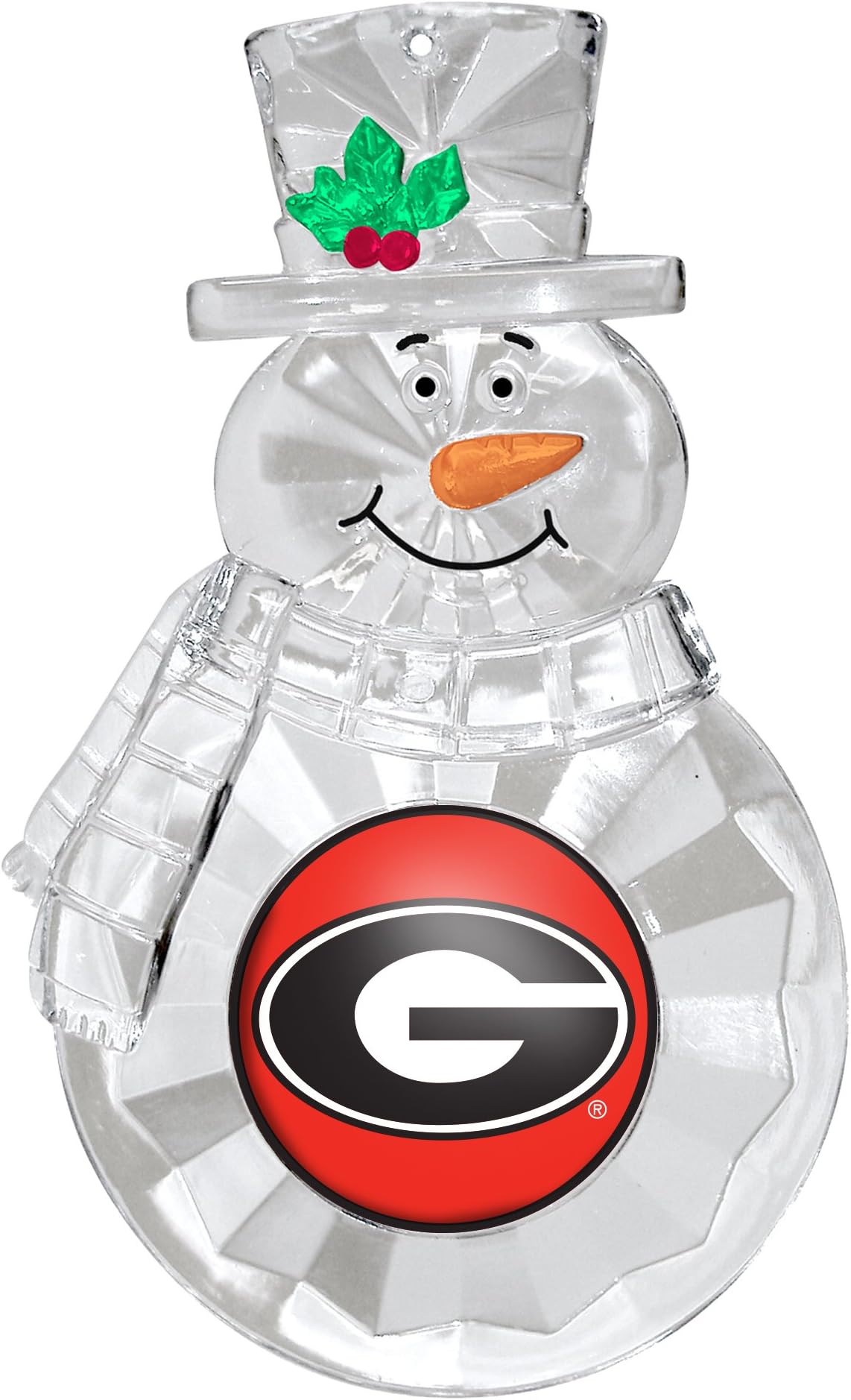 Boelter Brands NCAA Georgia Bulldogs Traditional Snowman Ornament