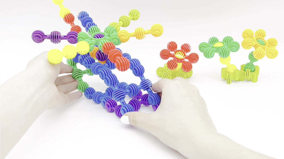 Amazon.com: RAINBOW TOYFROG Star Flex STEM Building Toys