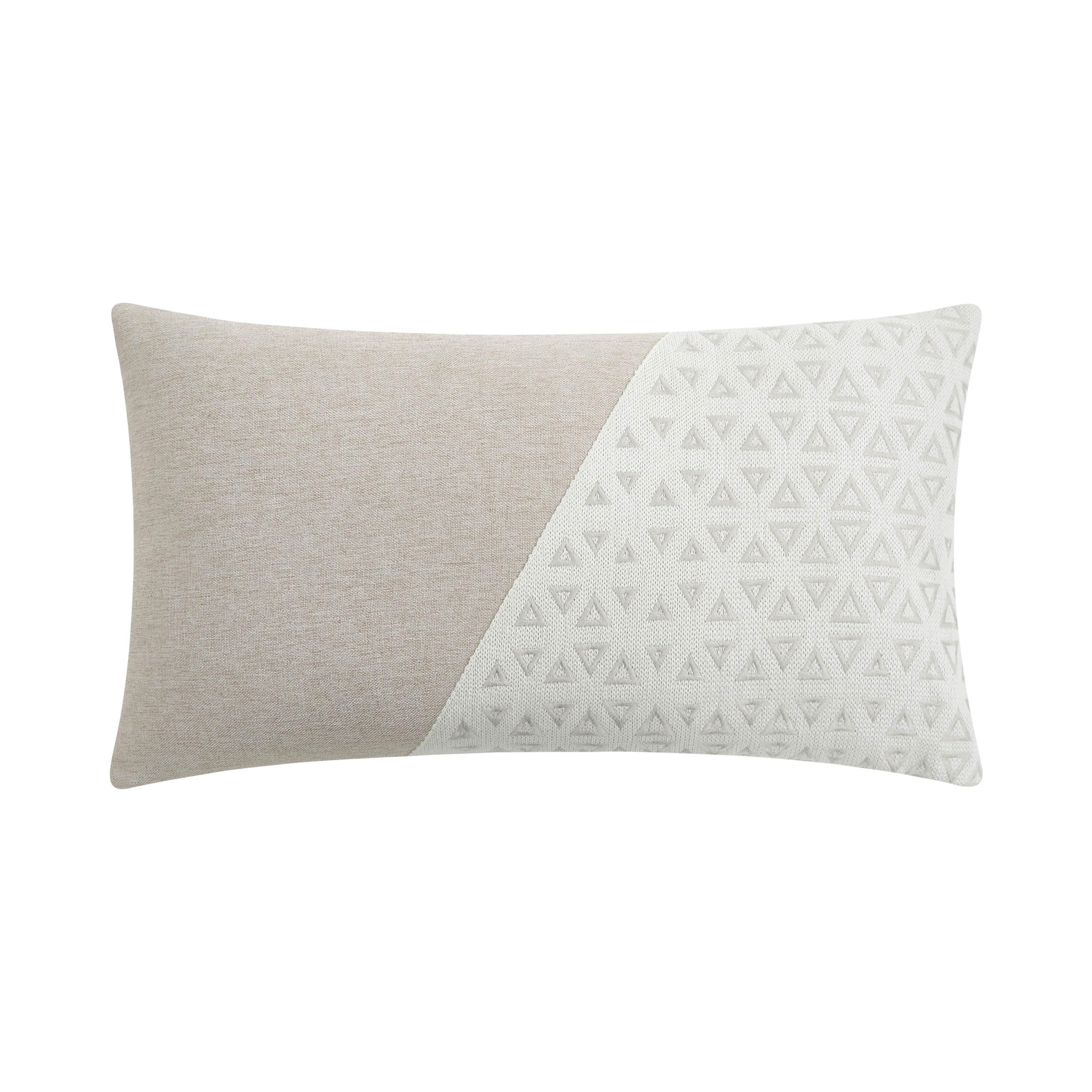 Coussin décoratif Waterford Lauryn Amande 30,5x55,9 cm pour canapé