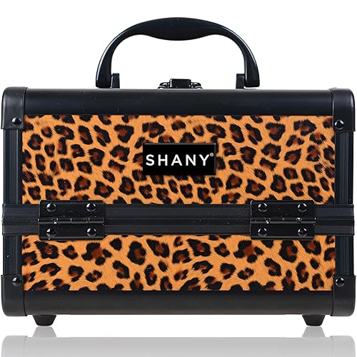 SHANY Chic Makeup Train Case Cosmetic Box Portable Makeup Case