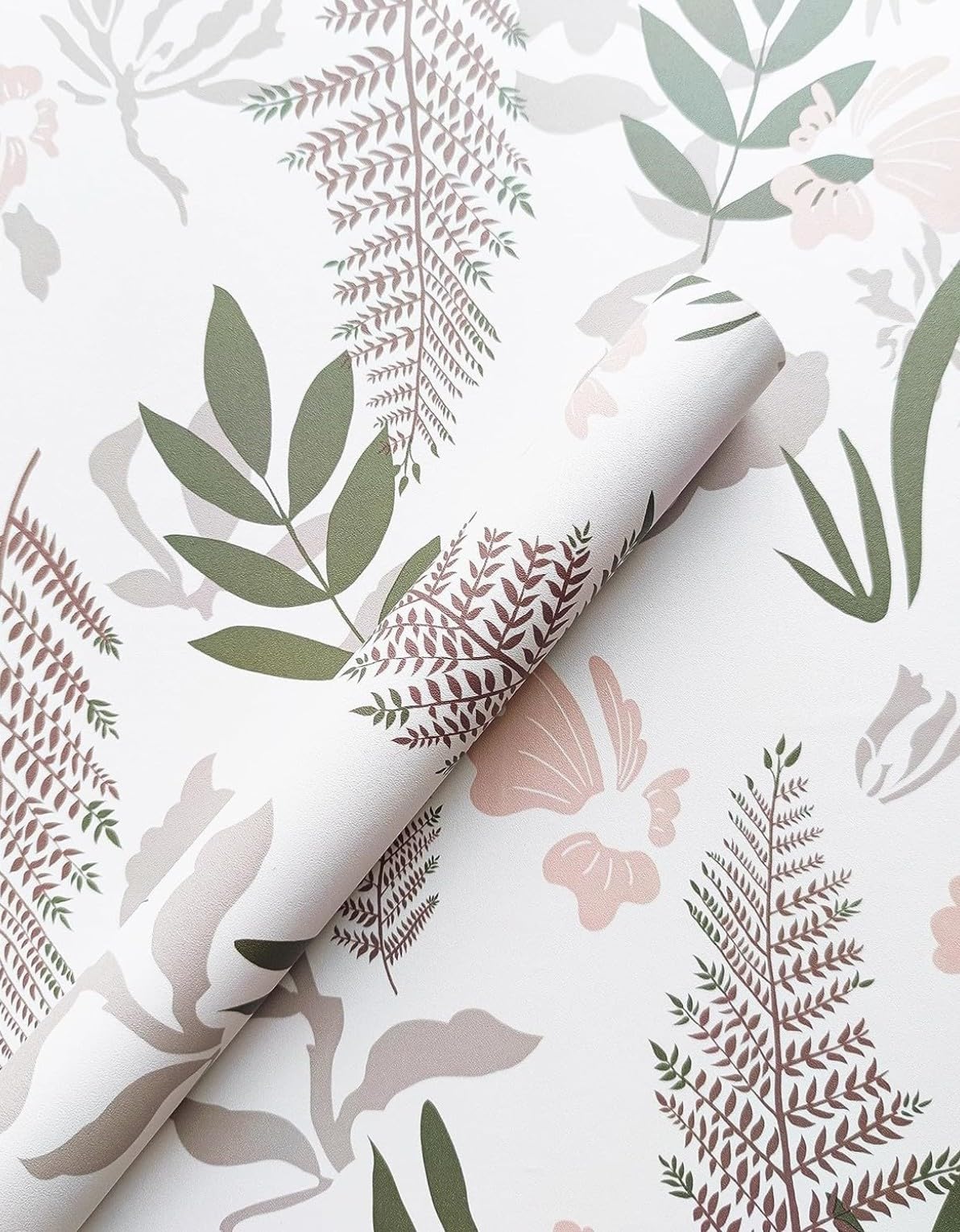 Rose Floral Drawer Liner Peel and Stick Contact Paper self Adhesive Wallpaper Removable Vinyl Decorative Shelf Drawer Liner 118 inch x17.4inch (118