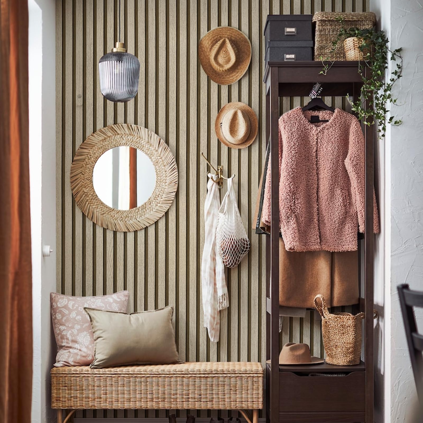 Carta Adesiva Per Mobili Effetto Legno - Pellicola Autoadesiva 90x300cm - Foto 2