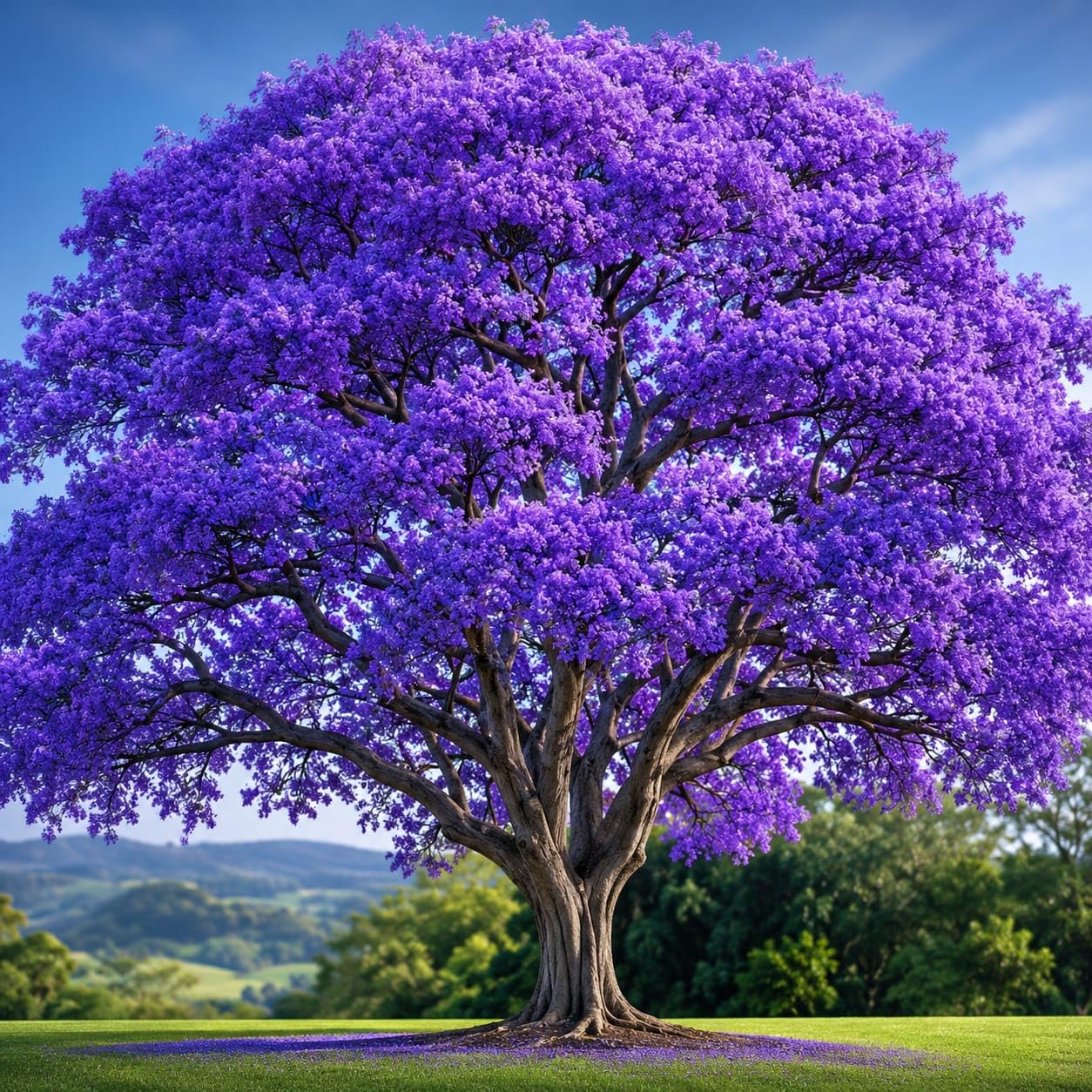 Jacaranda Mimosifolia Live Plant (Neel Mohar) | Purple Flowering Ornamental Tree Live Plant for Home Garden, Balcony & Outdoor Garden - (Pack Of 1)-image-47