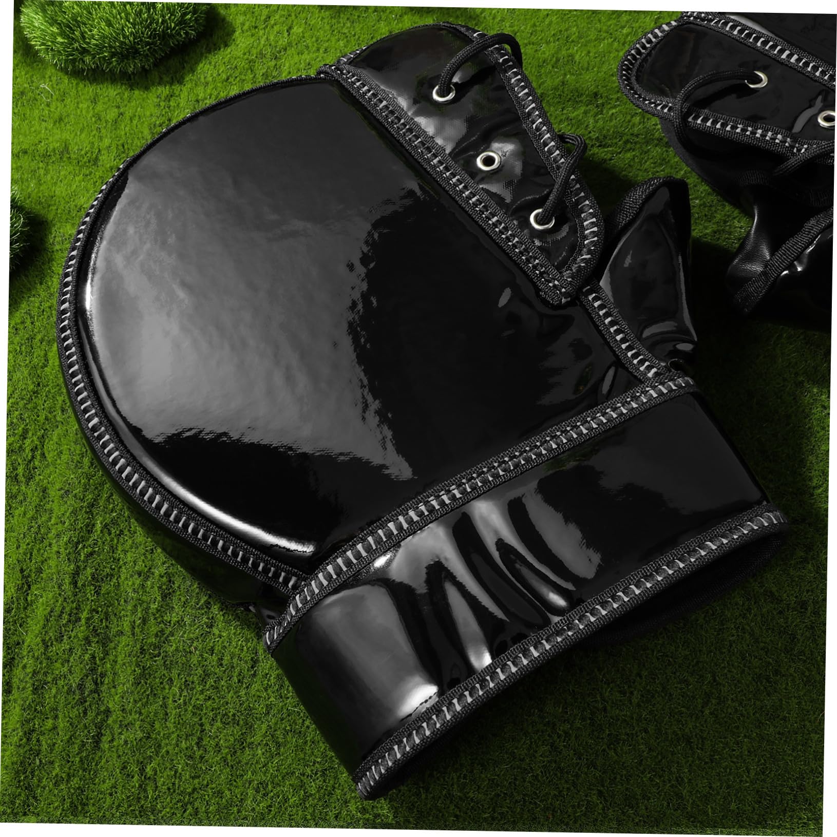 Manopole Moto Invernali 1 Paio Nero Pu Fibra Sintetica | Antivento, Calde e Isolate, Vestibilità, Facili da Pulire, per Rides in Inverno e Freddo