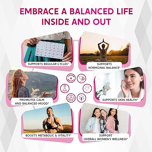 Miniatura 3 de Myo-inositol, D-Chiro Inositol, Berberina, Ashwagandha y Maca  Apoya la salud de la mujer y el equilibrio del estado de ánimo  150 cápsulas