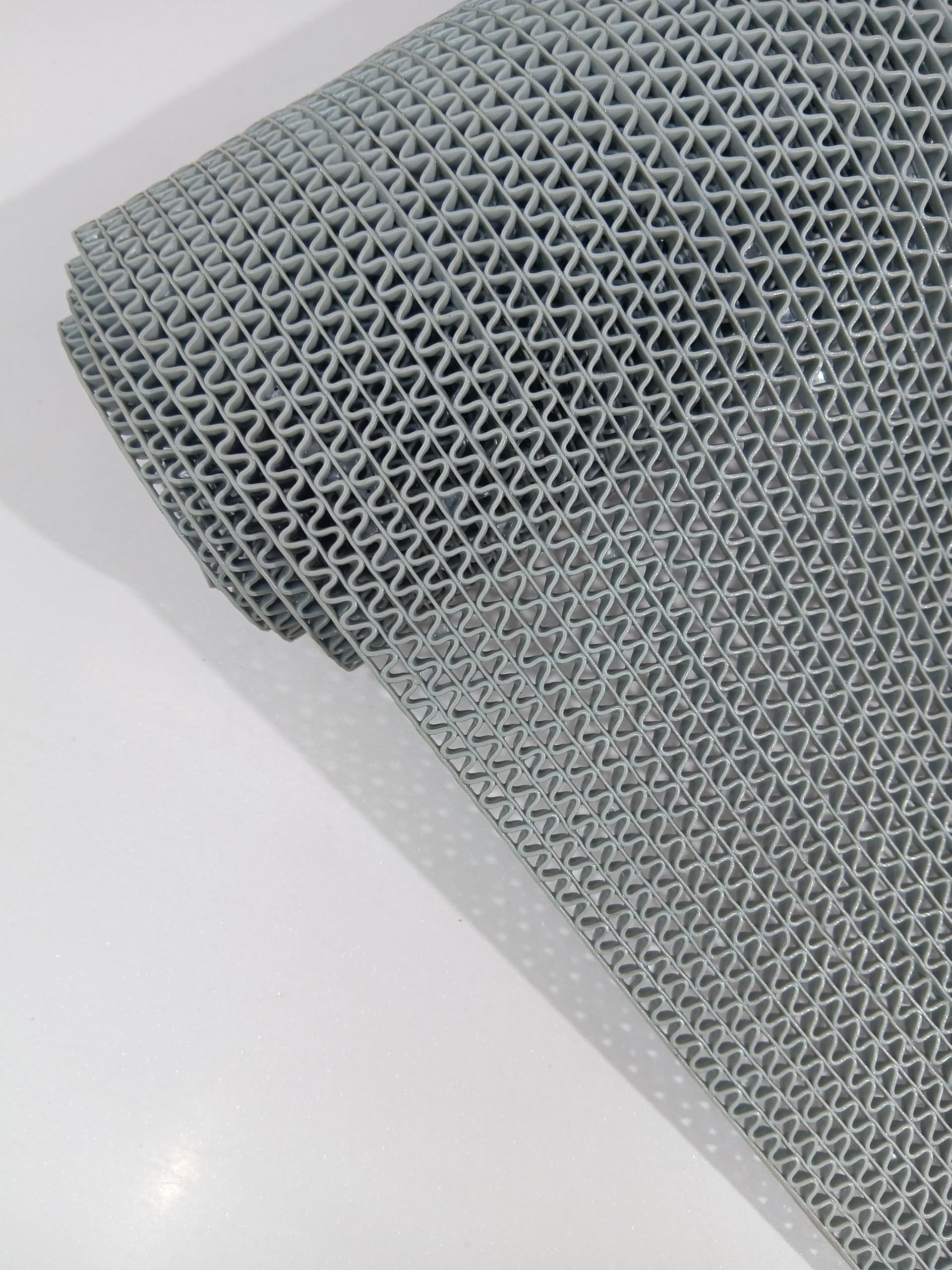 Blue PVC Anti-Slip Mat Roll with Open Mesh Pattern (Gray, 2x2 Feet)-image-7