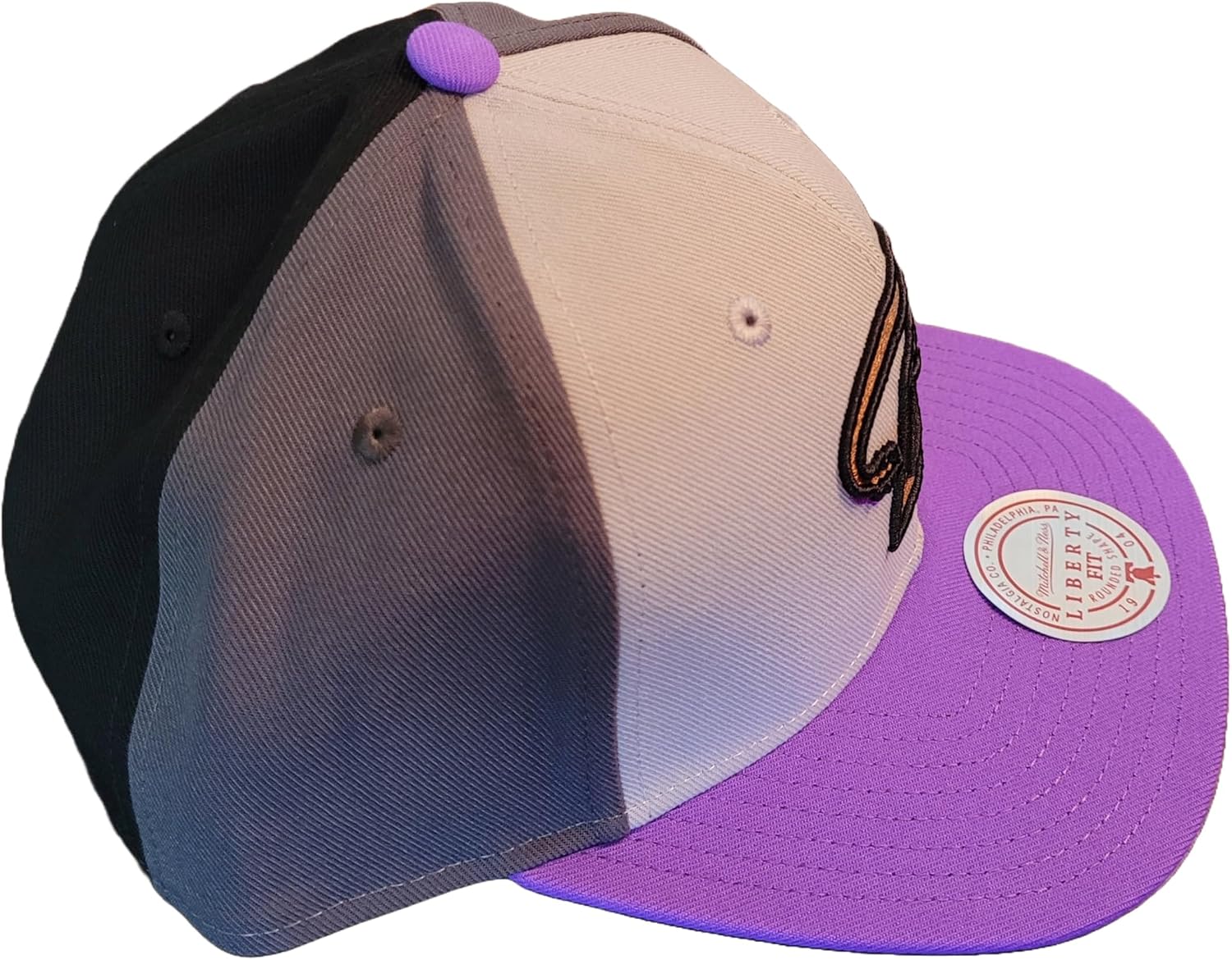 Mitchell & Ness Arizona Diamondbacks Triple Play Liberty Snapback Hat Cap - Gray